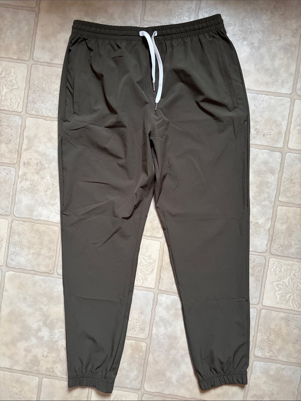 Cove USA Jogger Pants Mens 33x30 Performance Stretch Tapered Athleisure